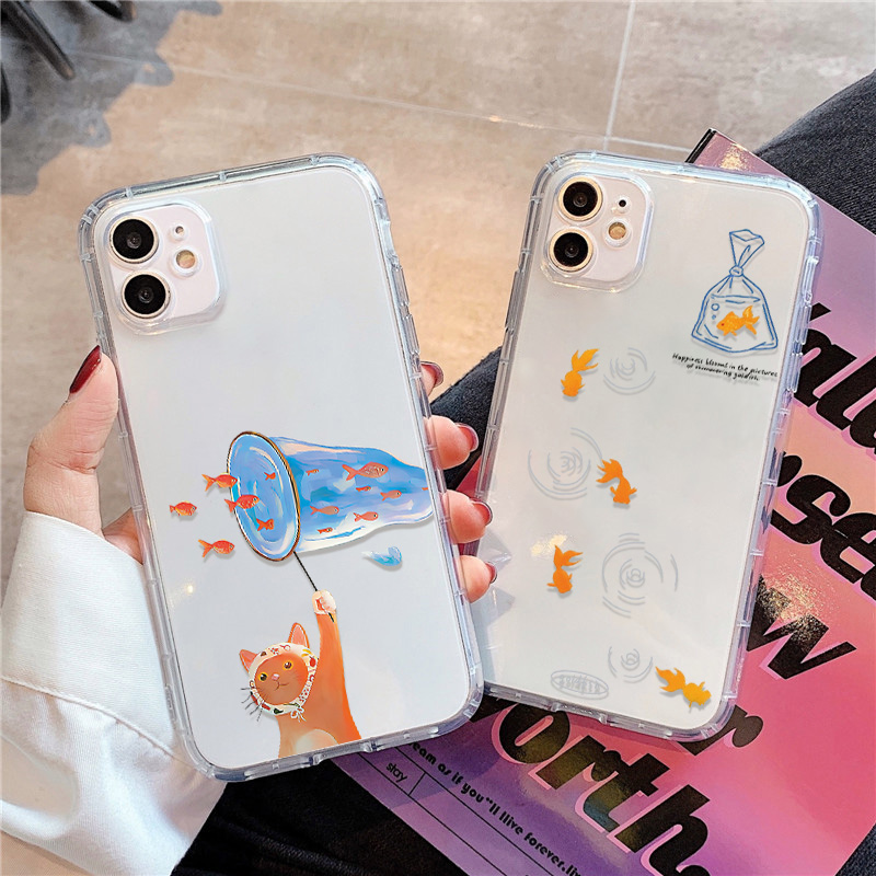 Lovely Fishes Clear Phone Case - Apple Iphone 16 评论和价格
