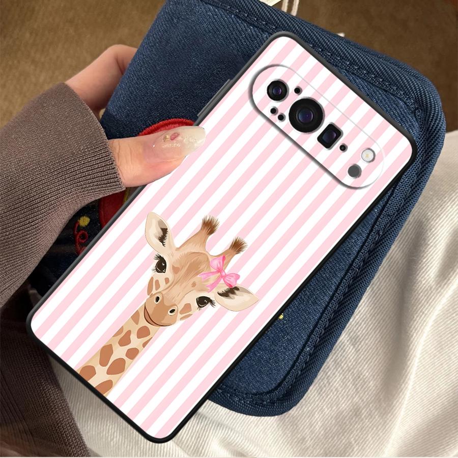 Cartoon Giraffe Funda Phone Co - Google Pixel 9 评论和价格