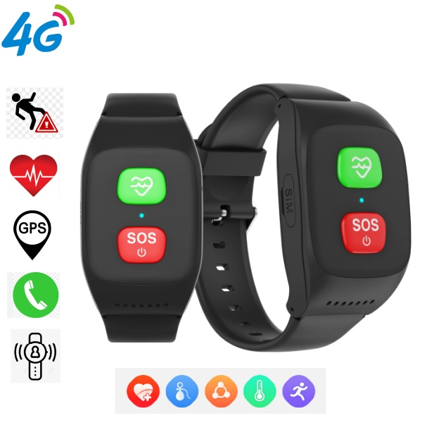 Fall Detection 4G Elderly Smar - Fall Detection Watch 评论和价格