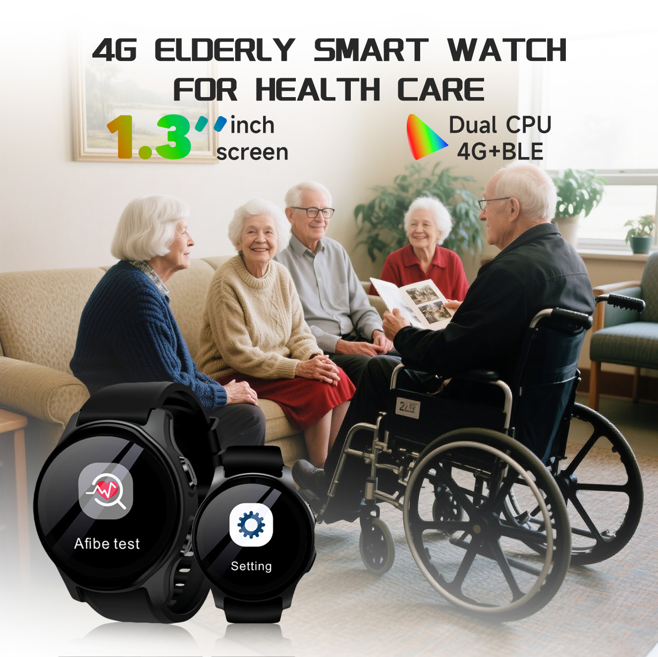 new 4G GPS Navigation Smart Wa - Fall Detection Watch 评论和价格