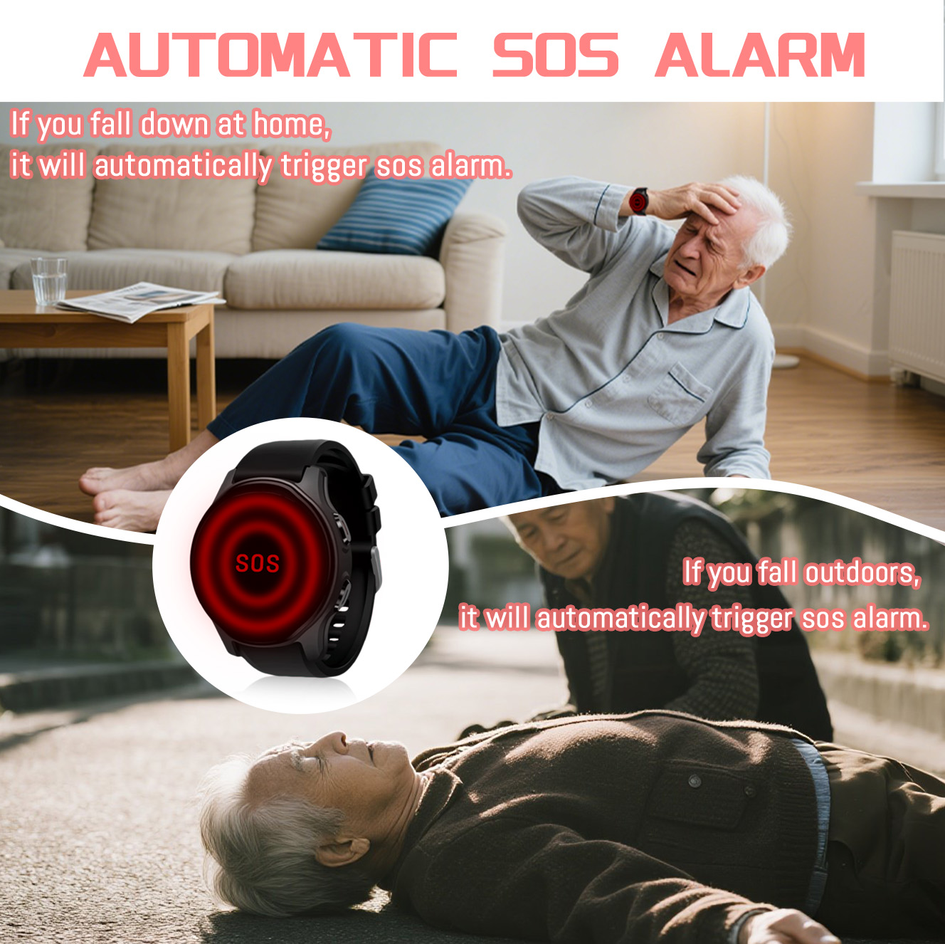 new 4G GPS Navigation Smart Wa - Fall Detection Watch 评论和价格